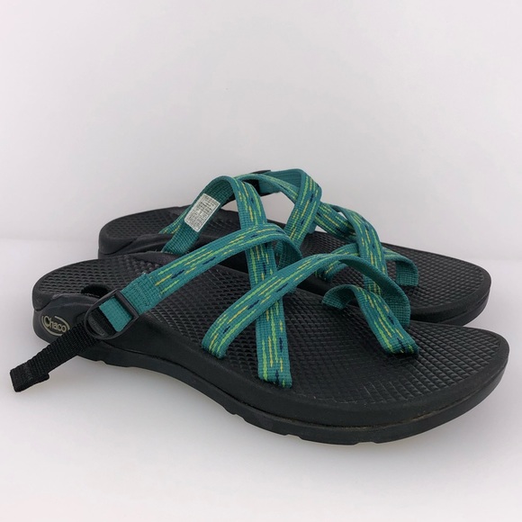 Chaco | Shoes | Chaco Womens Zong Ecotread Stitch Teal Sandals Size 7 |  Poshmark